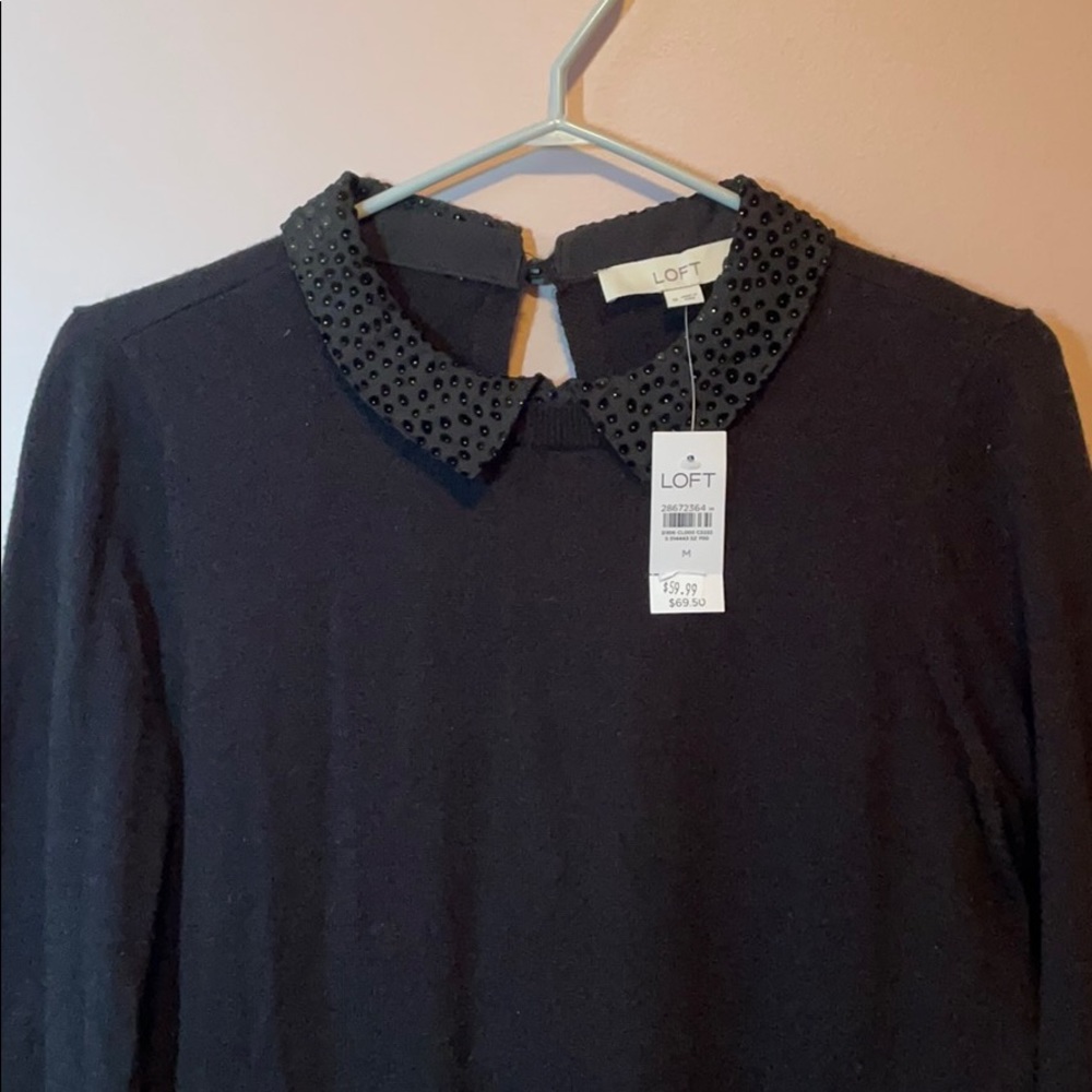 NWT Loft Collared Sweater